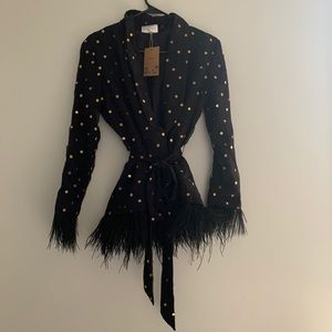 Sahroo Circle Wrap Blazer